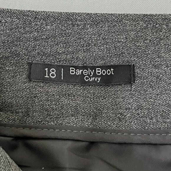 Talbots Barely Boot Pants Size 18 Grey Curvy Slacks Trousers New With Tags - Picture 11 of 13